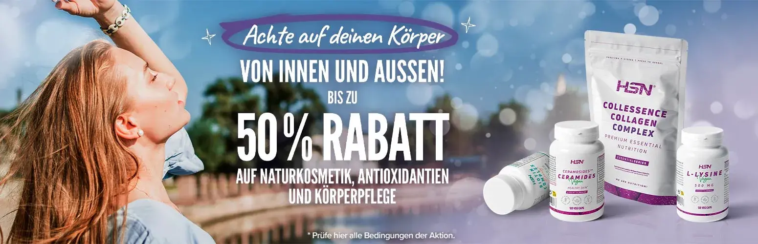 Bis zu 50 % Rabatt auf Naturkosmetik, Antioxidantien und K&ouml;rperpflege
