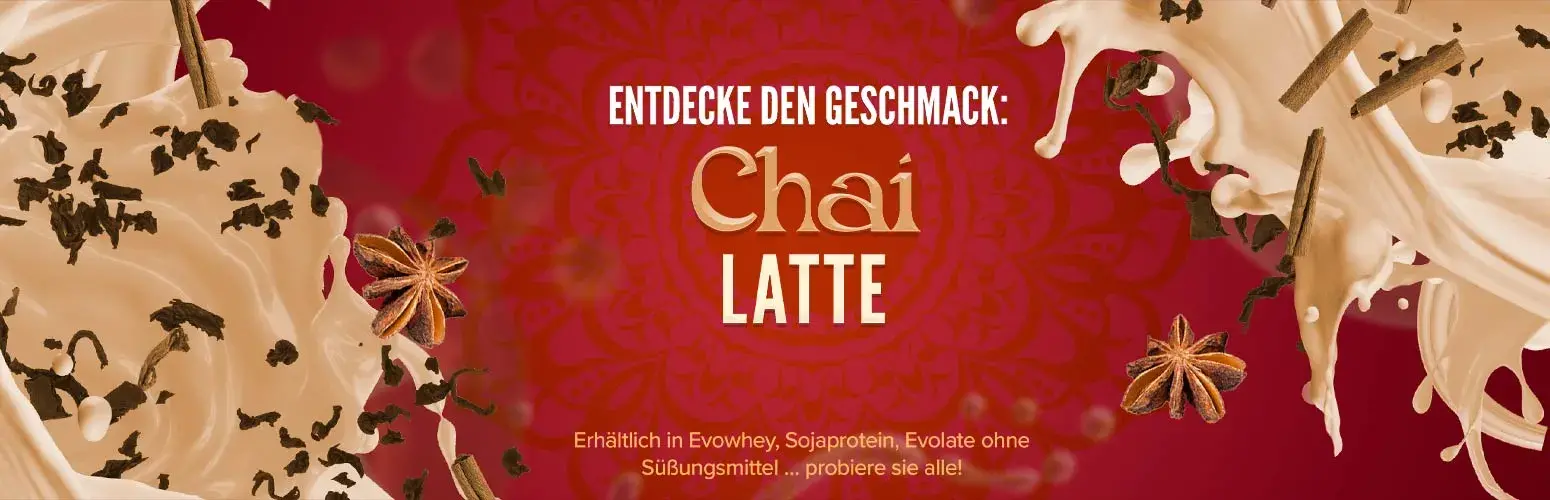 Probier unseren Geschmack Chai Latte