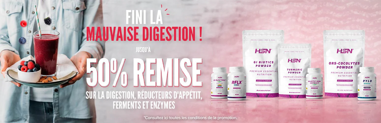 Jusqu'&agrave; 50% de R&eacute;duc. sur la Digestion, R&eacute;ducteurs d'app&eacute;tit, Ferments&nbsp;et Enzymes