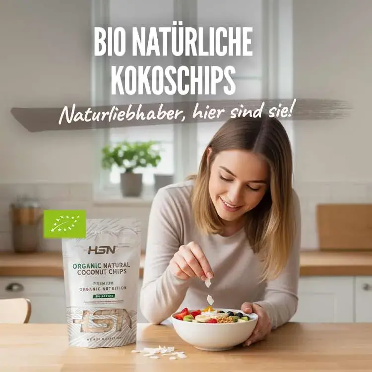 Nat&uuml;rliche Chips aus Bio-Kokosnuss von HSN