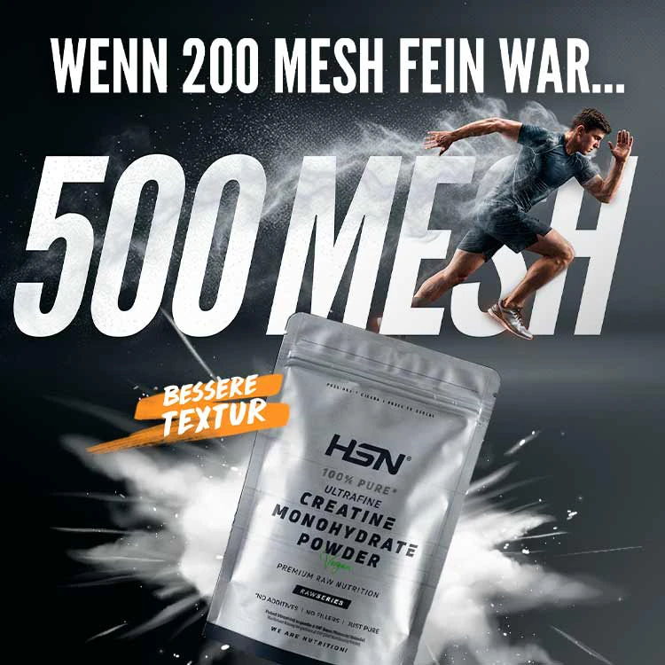 Ultrafeines Creatin-Monohydrat-Pulver (500 mesh) von HSN