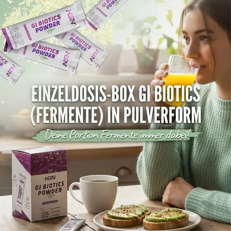 Box Gi Biotics (Mikroorganismen) Pulver probe Stick