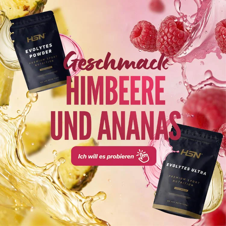 Geschmack Himbeere und Ananas