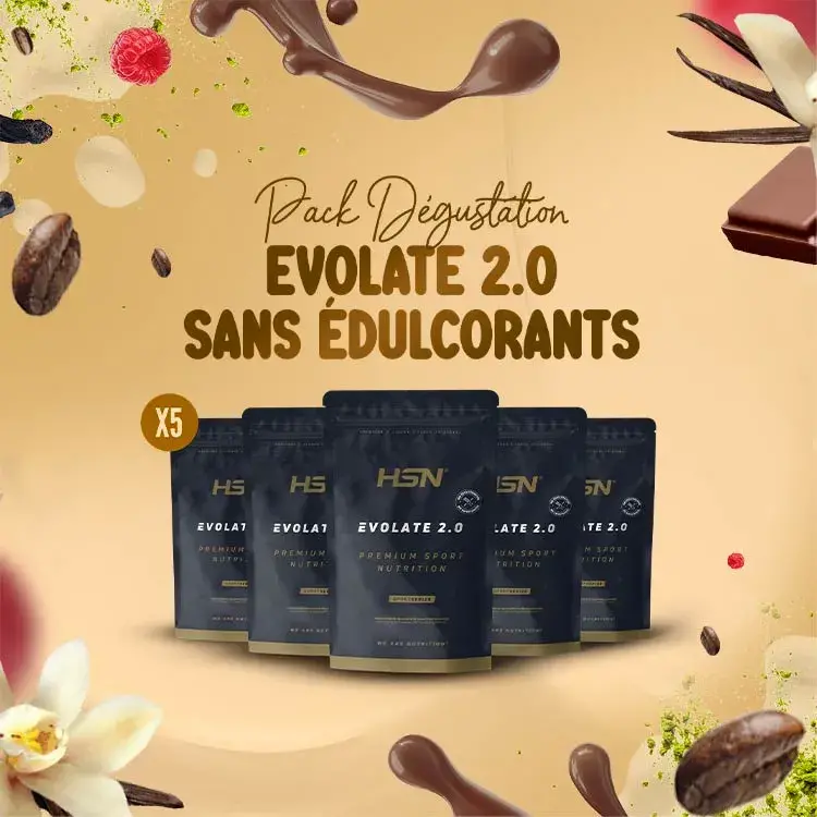 Evolate 2.0 (Whey Isolate CFM) sans Édulcorants - Pack Dégustation