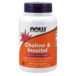 CHOLINE + INOSITOL 250mg/250mg - 100 veg caps