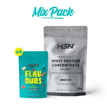 100 % WHEY PROTEIN CONCENTRATE + GESCHMACKSPULVER - MIX PACK