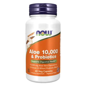 ALOE VERA 10.000 & PROBIOTIKA - 60 veg caps