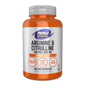 ARGININ & CITRULLIN 500 mg / 250 mg - 120 veg caps