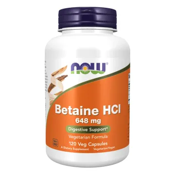 BETAIN HCl 648 mg - 120 veg caps