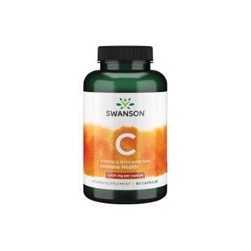 VITAMIN C + WILDROSE 1000 mg KAPSELN