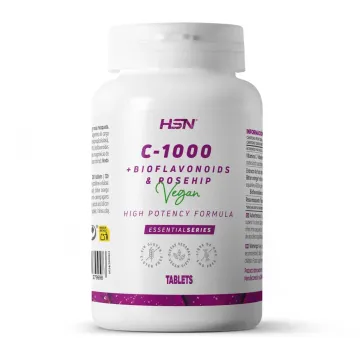VITAMIN C 1000 mg + BIOFLAVONOIDE + WILDROSE