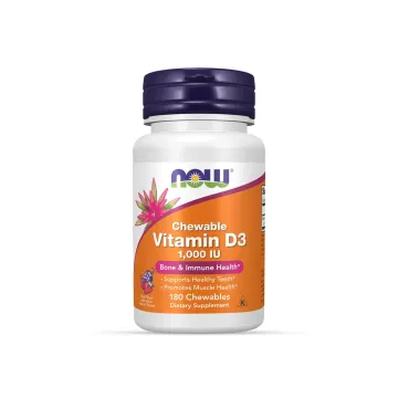 VITAMIN D-3 1000IU - 180 tabs à croquer