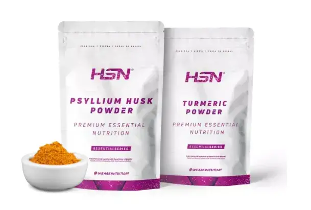 Kurkuma und schwarzer Pfeffer