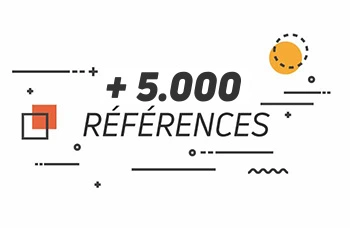 Plus de 5 000 références