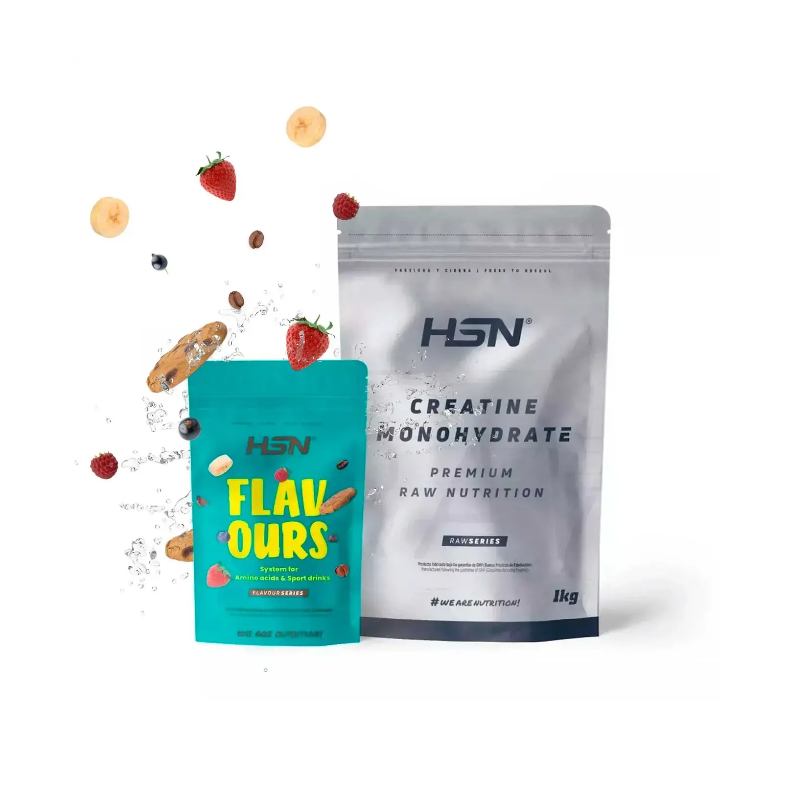 Pack de créatine avec un arôme