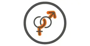 Ic&ocirc;ne femmes et hommes.