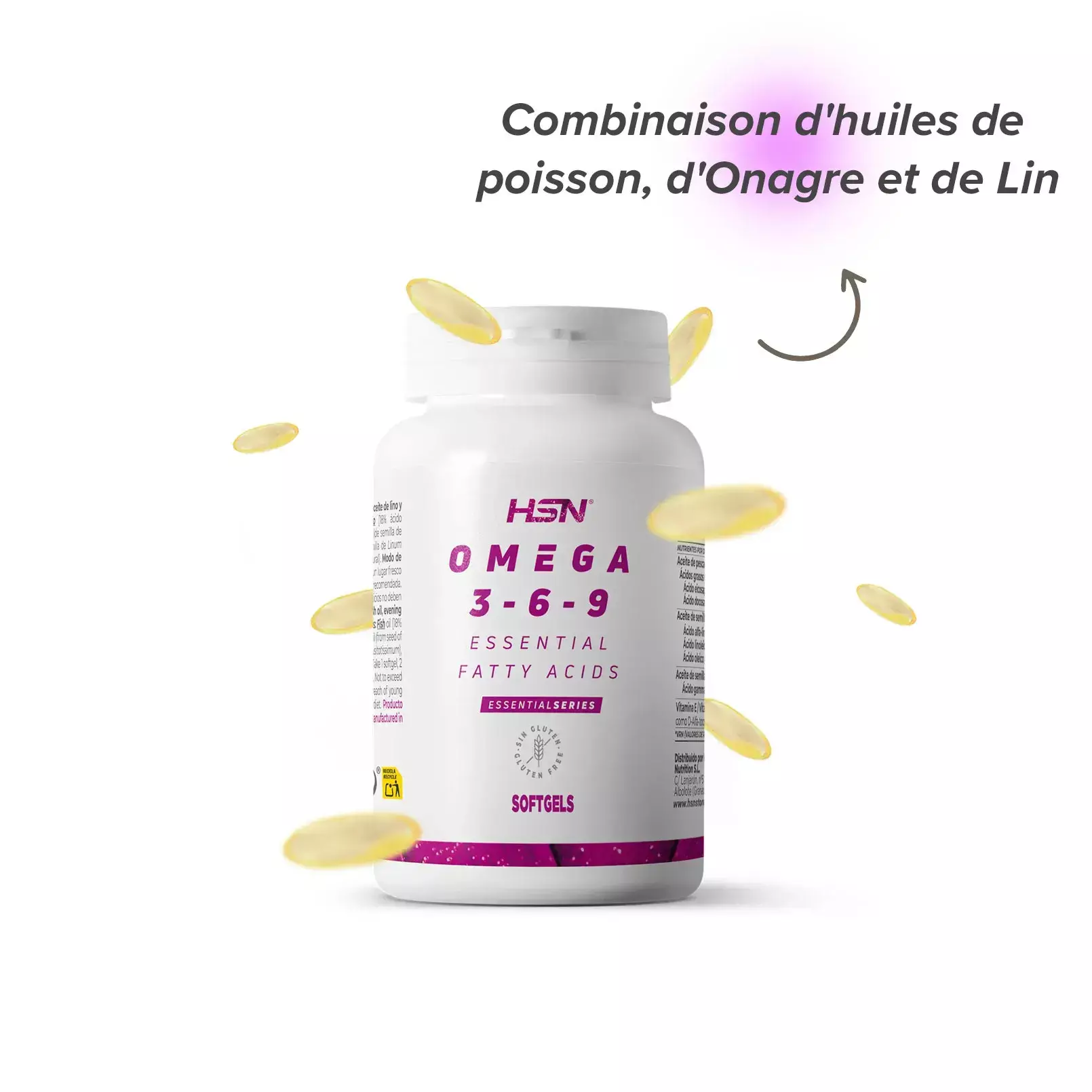 Caractéristiques des oméga 3-6-9