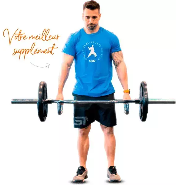 Homme faisant du soulev&eacute; de terre