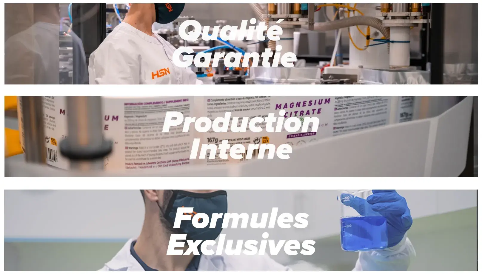 Compl&eacute;ments avec du ZMA.